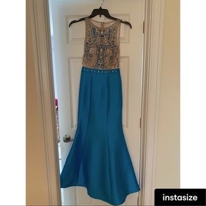 Blue Prom/Pageant Gown
